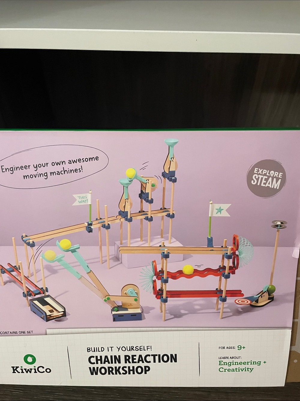 Brand new! KiwiCo Chain Reaction Workshop STEAM Engineering Kit Ages 9+